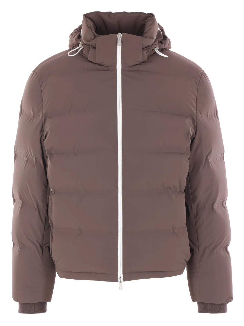 Brunello Cucinelli hooded down-filled coat Bruin