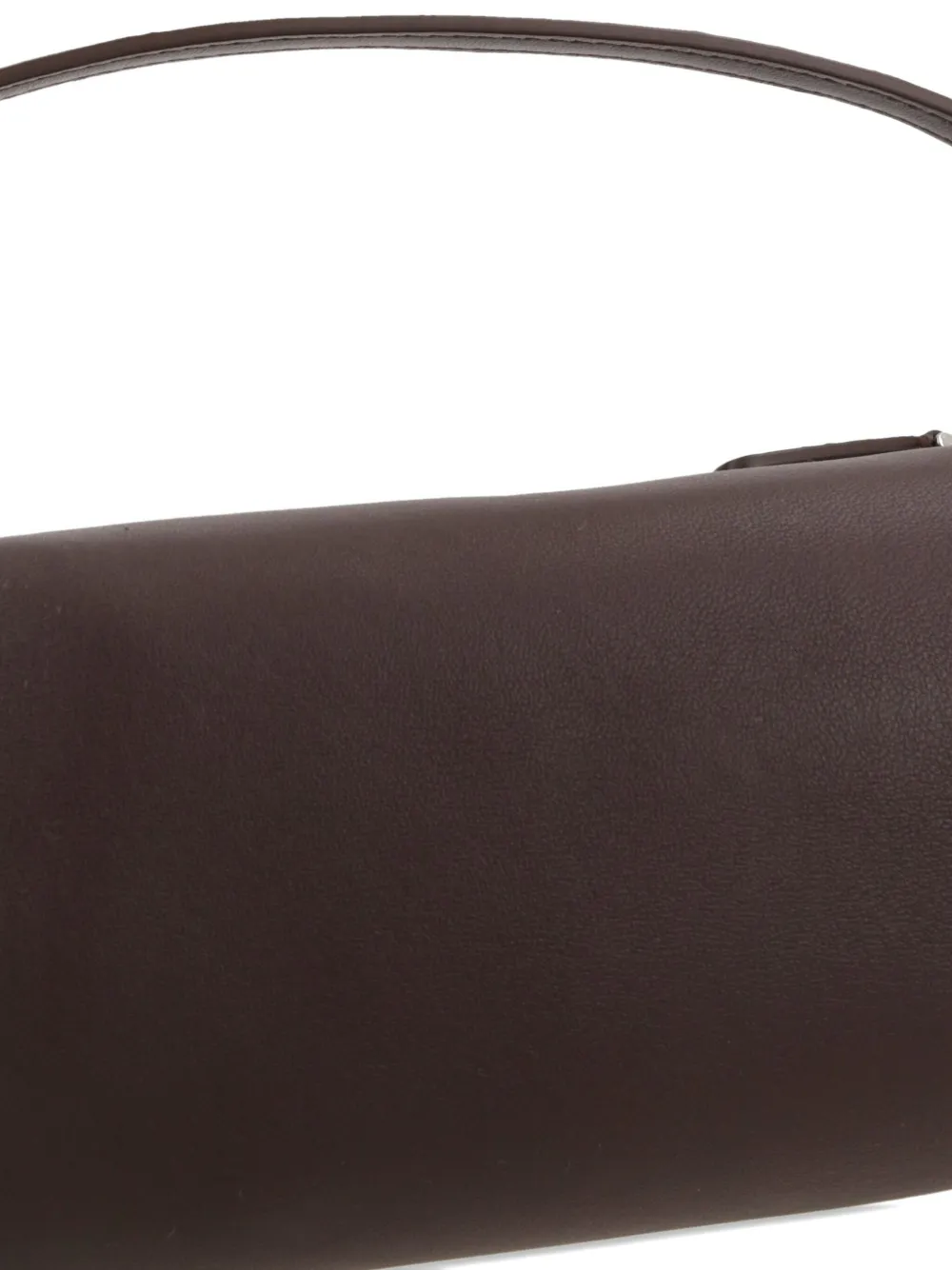 The Row Round 90s leather tote bag Bruin