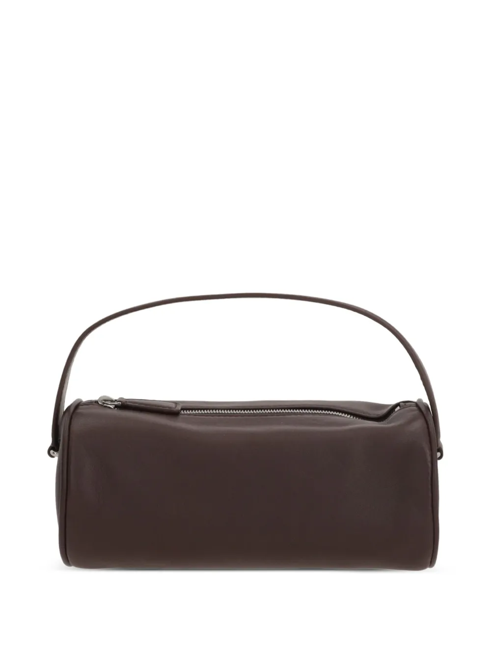 The Row Ronde 90s leren shopper - Bruin
