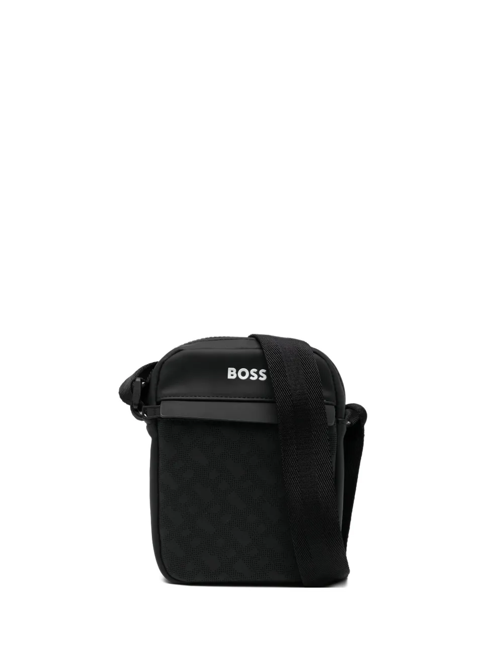 BOSS Kidswear Borsa a spalla traforata - Nero