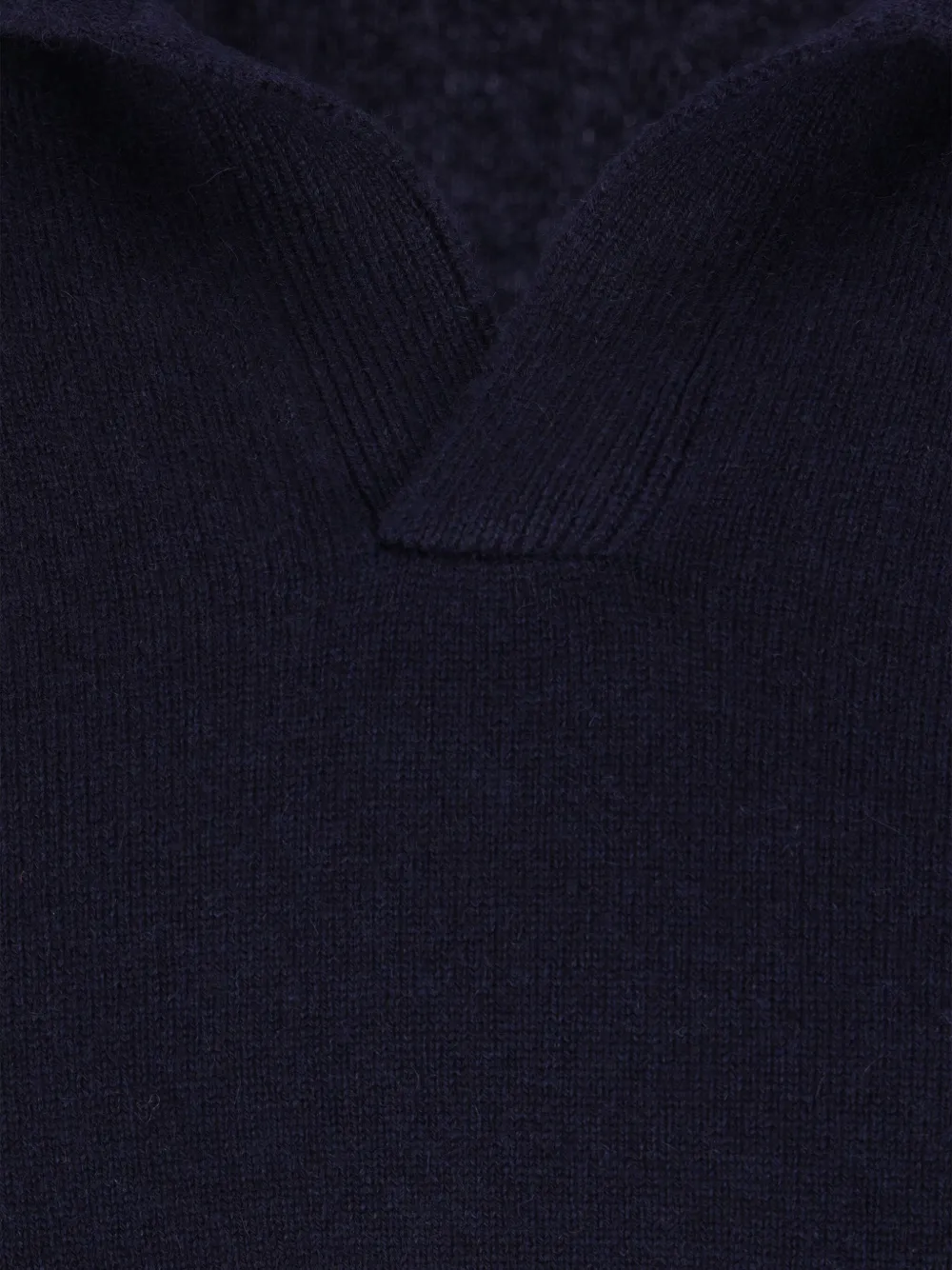 Brunello Cucinelli polo-neck cashmere sweater Blauw