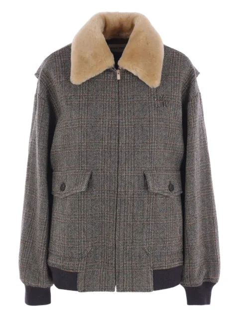 Miu Miu herringbone-pattern jacket