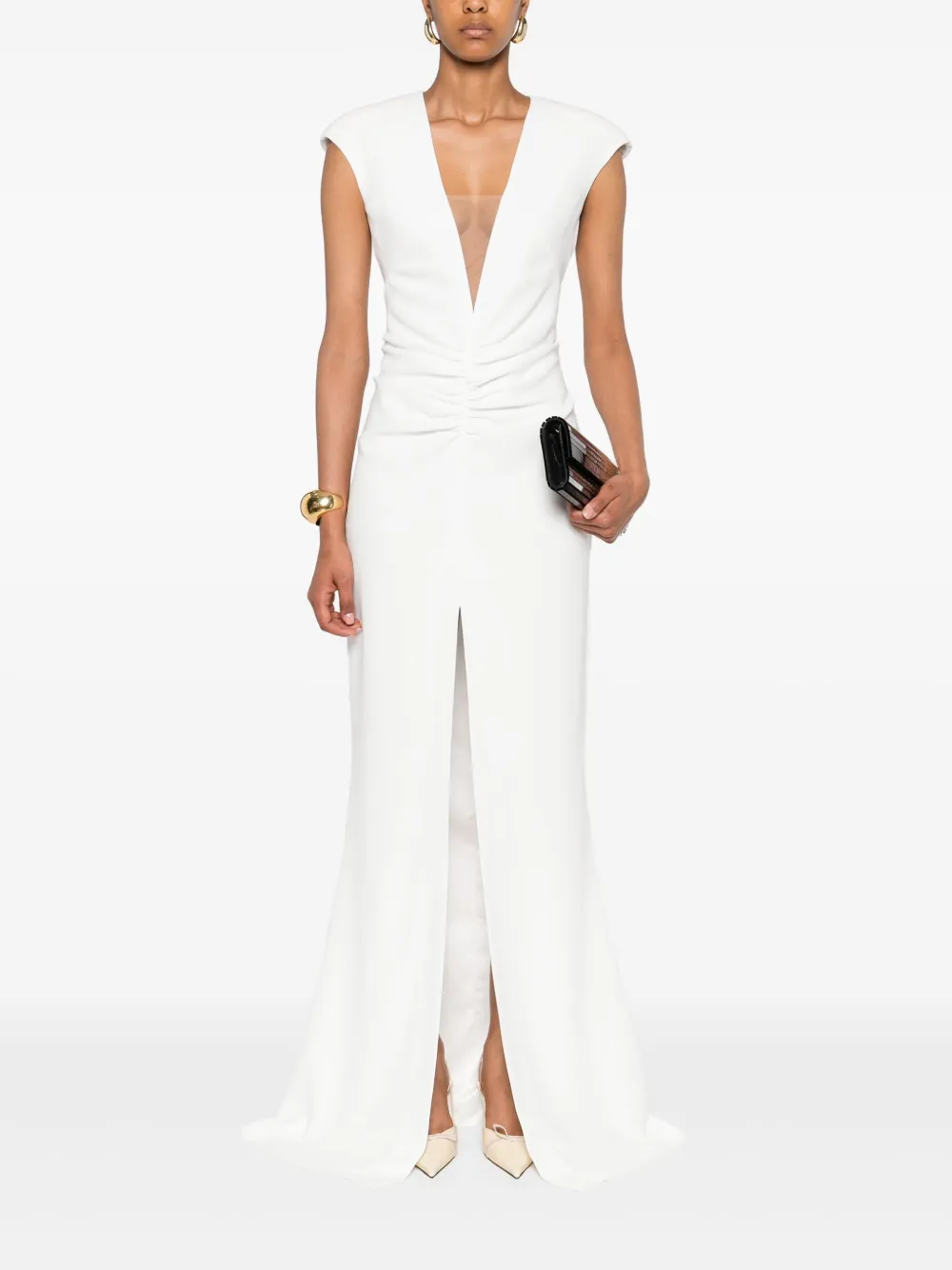SILK LOVE & LACE Chloe jurk Wit