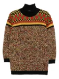 Jean Paul Gaultier Pre-Owned 1990s knit metal detail jumper - Yellow