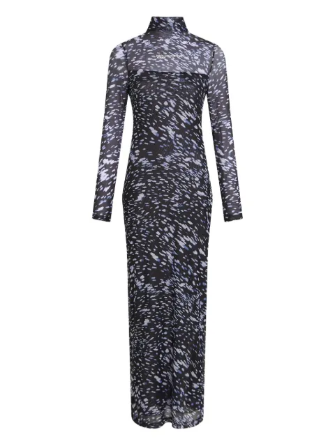 Karl Lagerfeld Jeans mesh high-neck dress