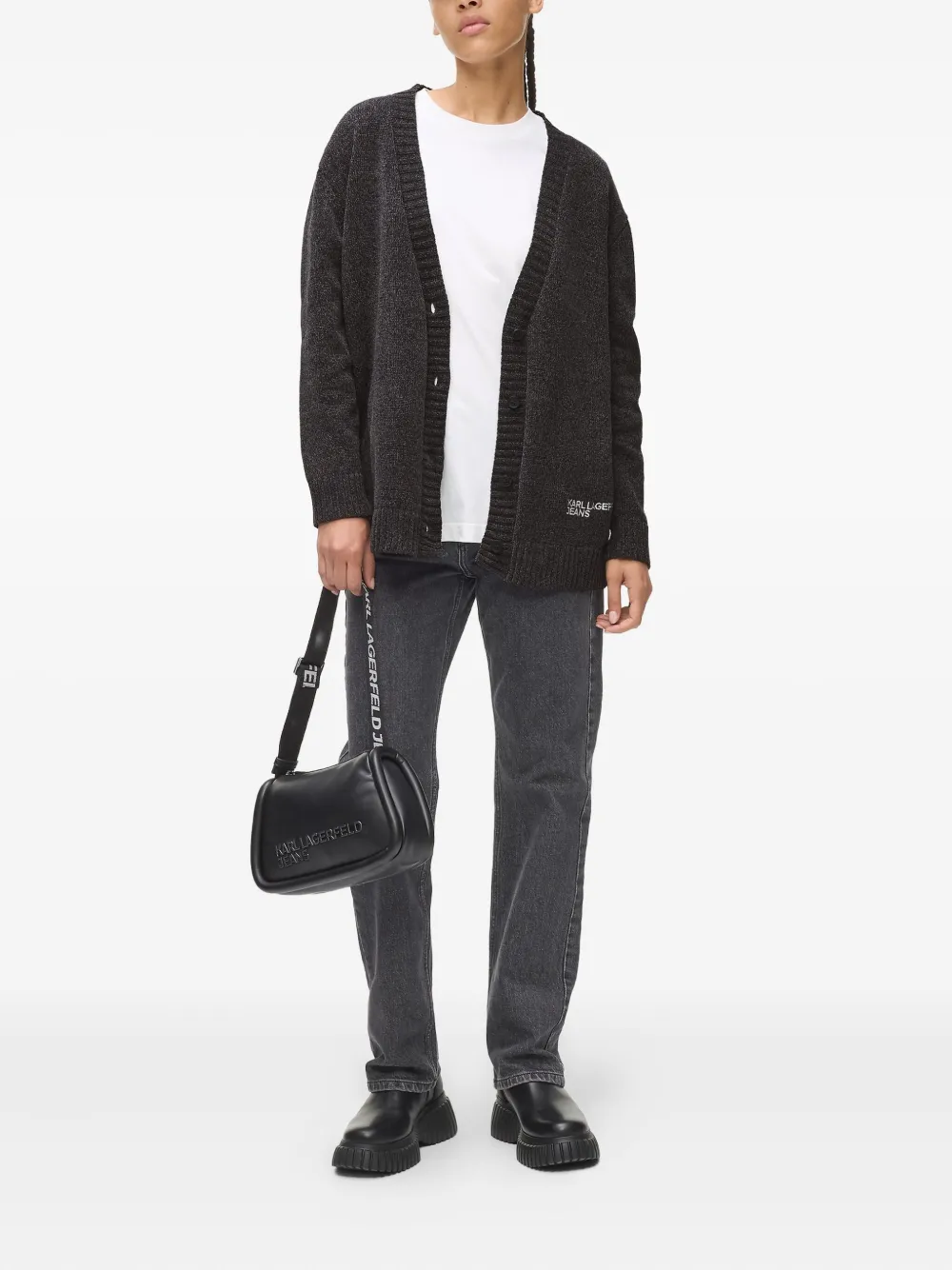 Karl Lagerfeld Jeans Oversized vest Grijs