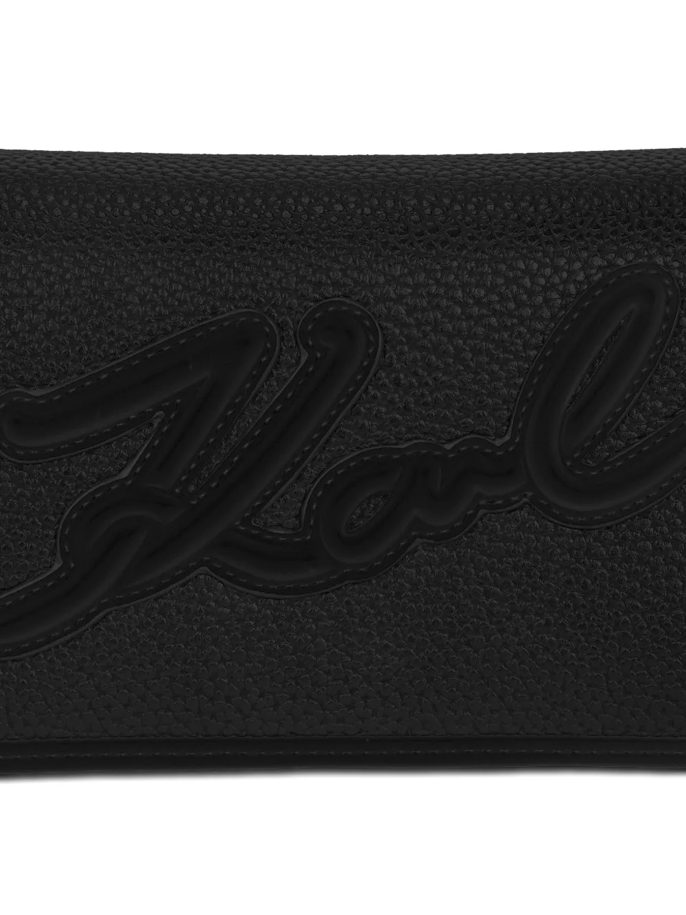 Karl Lagerfeld K Skuare crossbodytas met omslag Zwart