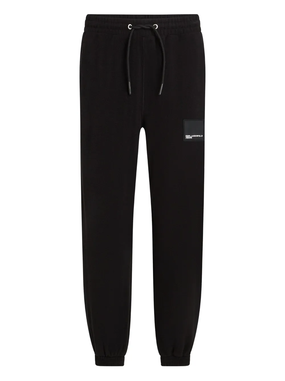 Karl Lagerfeld Jeans logo-patch track pants | Black | Image 1