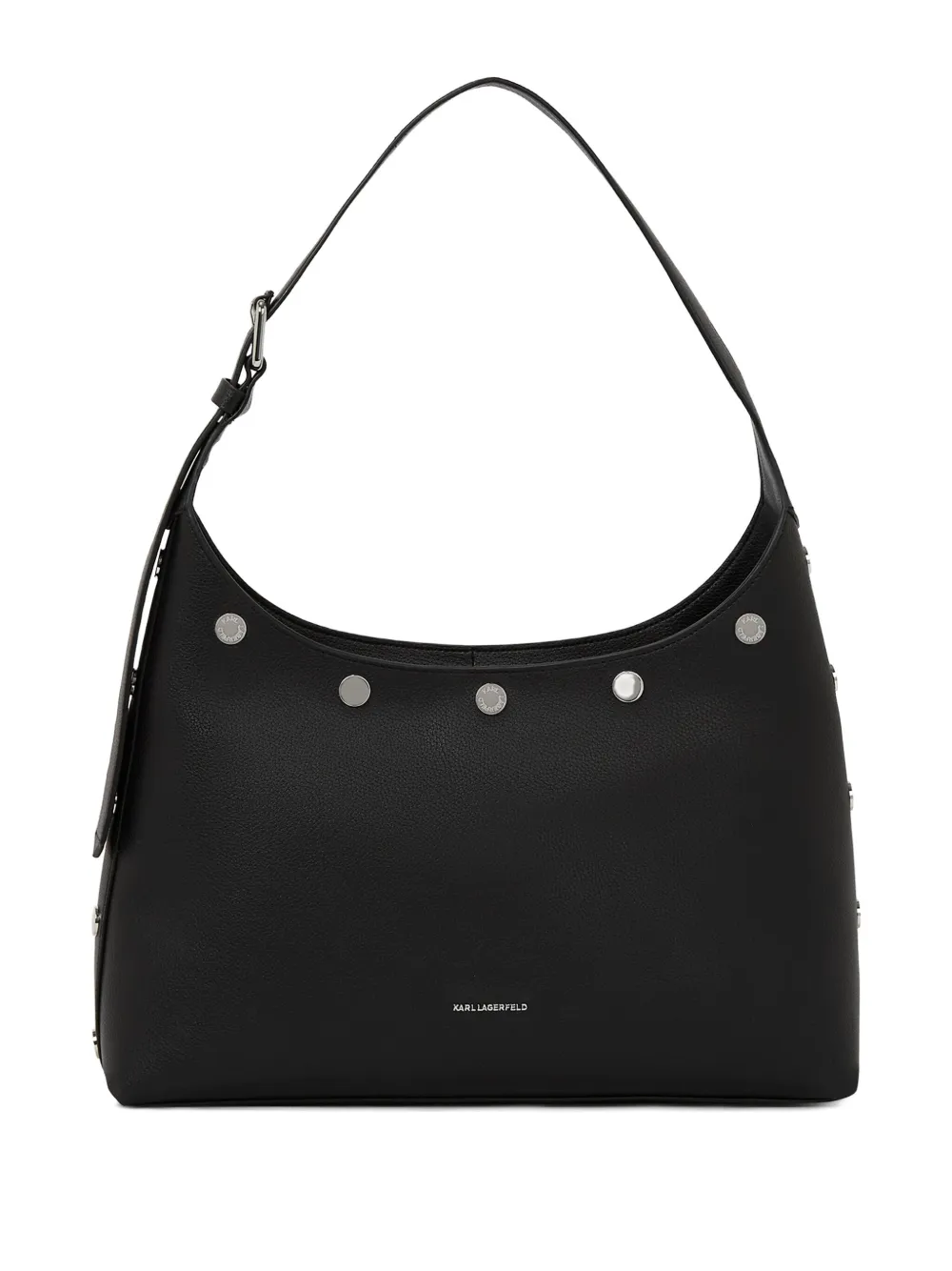 Karl Lagerfeld K/rocky Marais Hobo Bag In Black