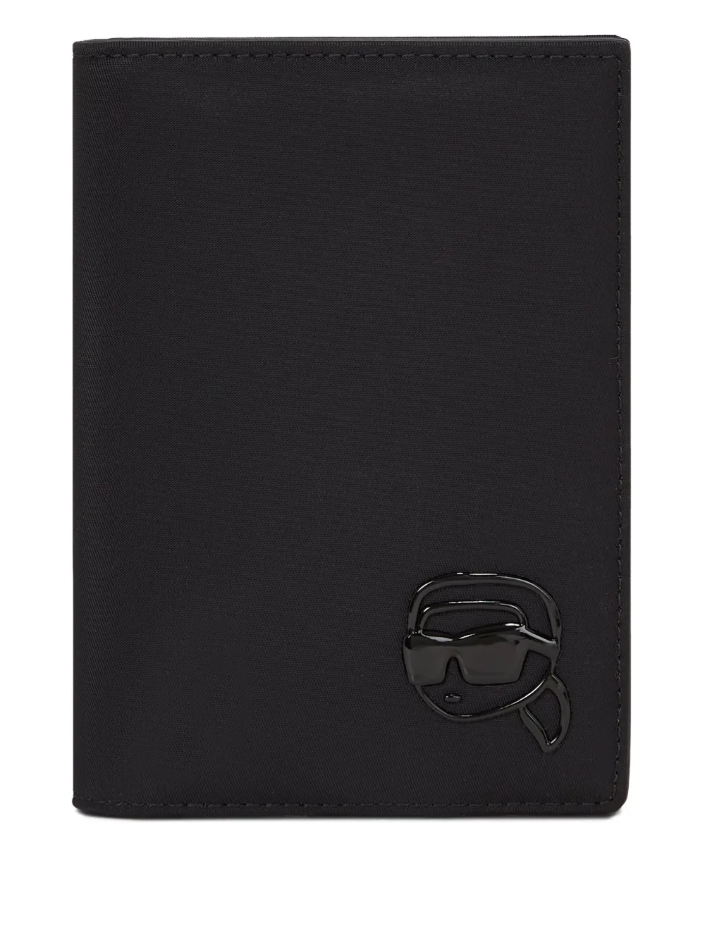 Karl Lagerfeld Ikon paspoorthoes met logo Zwart