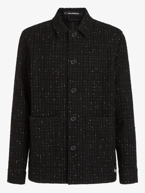 Karl Lagerfeld tweed shirt