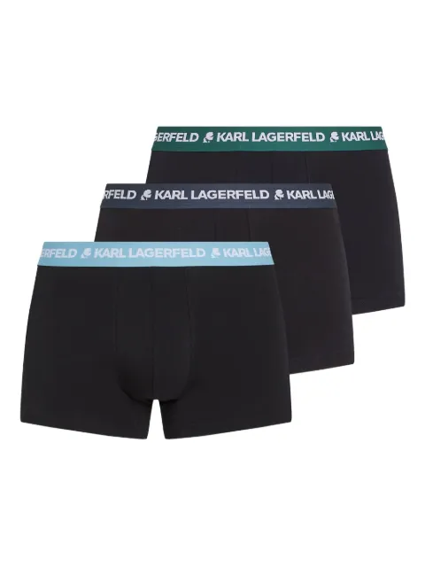 Karl Lagerfeld logo-waistband boxers (pack of three) 