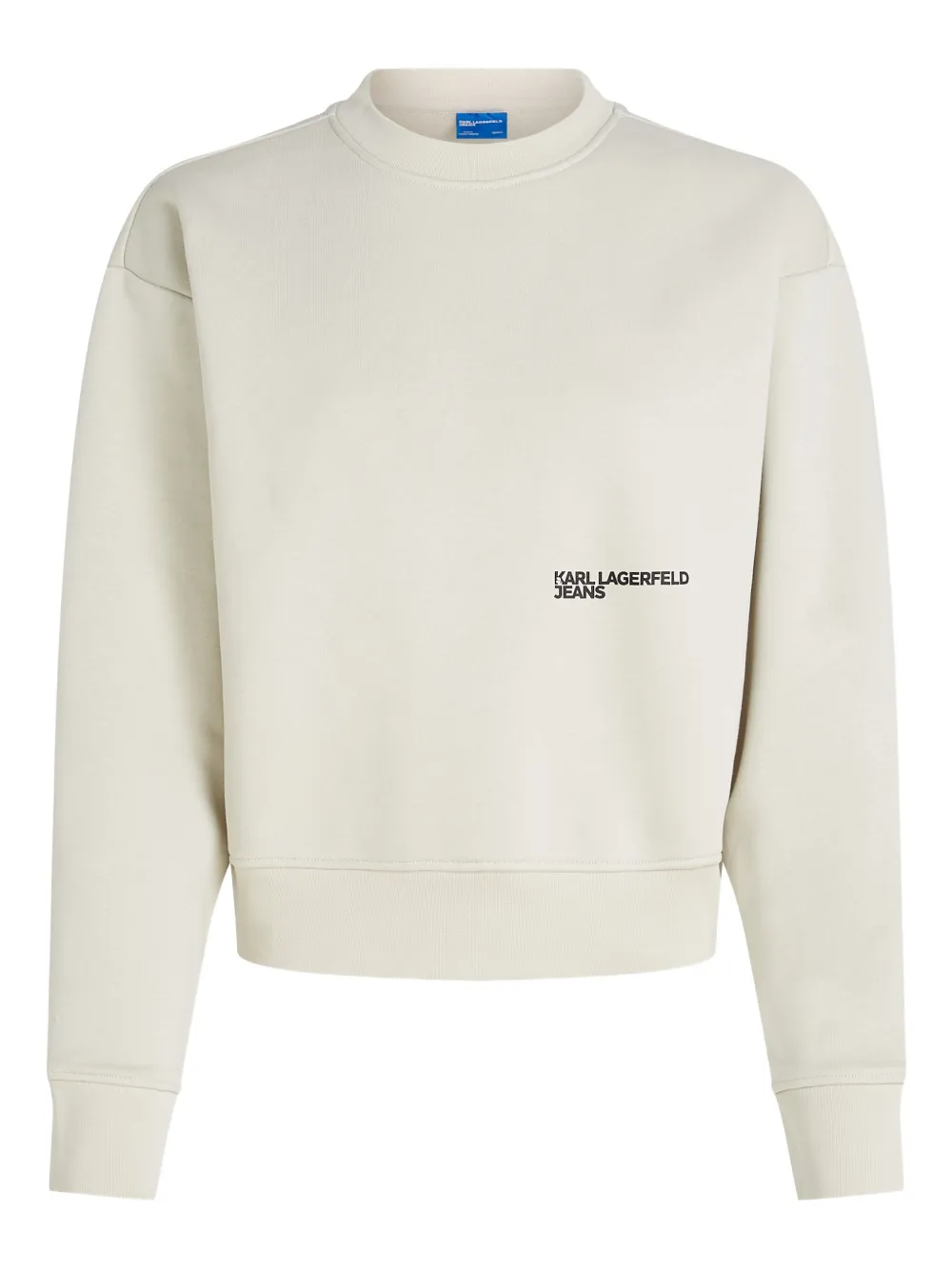 Karl Lagerfeld Jeans Logo-print Sweatshirt In Neutral