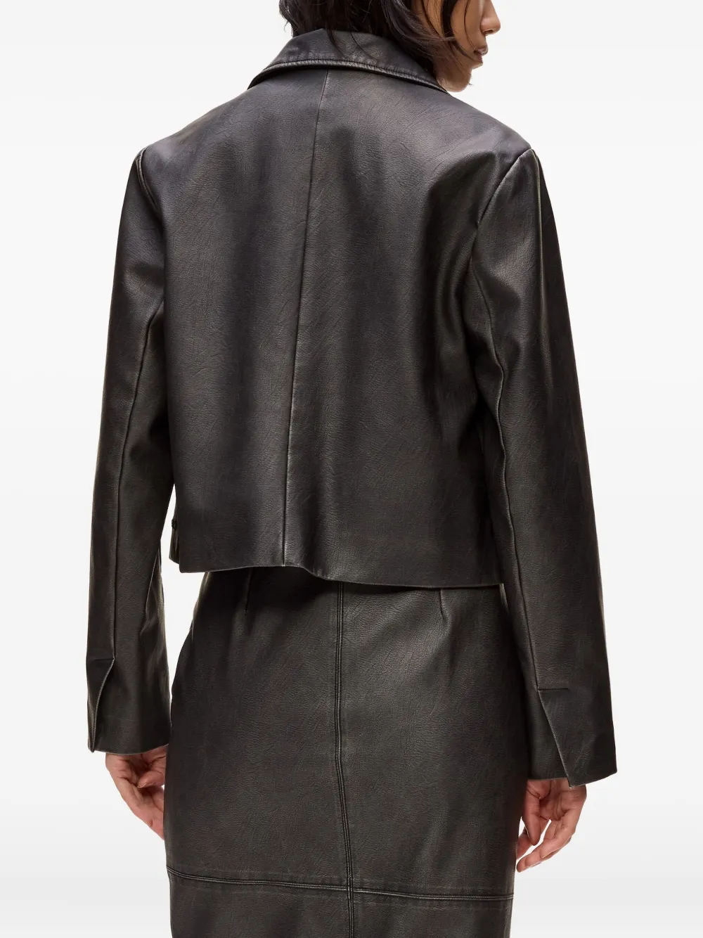 Karl Lagerfeld Jeans Gerafelde blazer Zwart