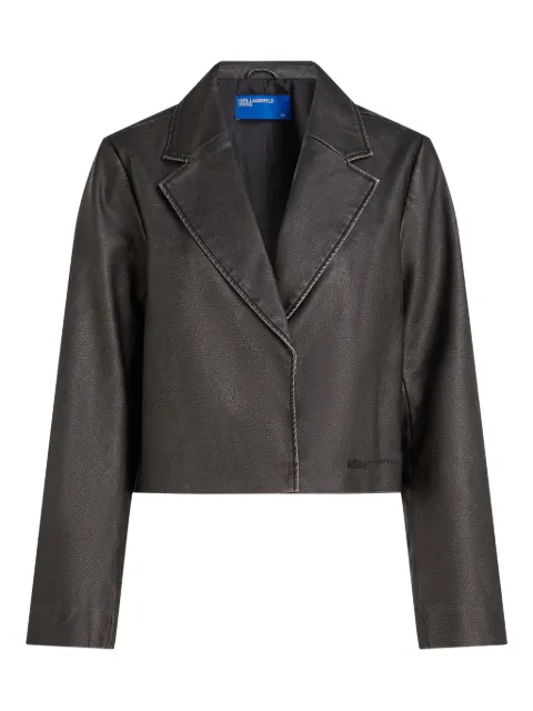 Karl Lagerfeld Jeans distressed blazer