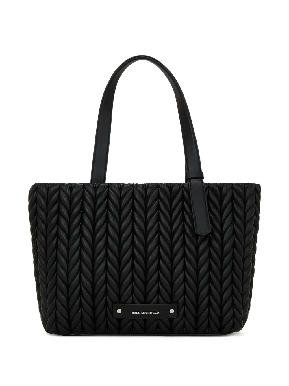 Karl Lagerfeld Borsa tote K/Weave media - Nero