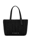 Karl Lagerfeld medium K/Weave tote bag - Black