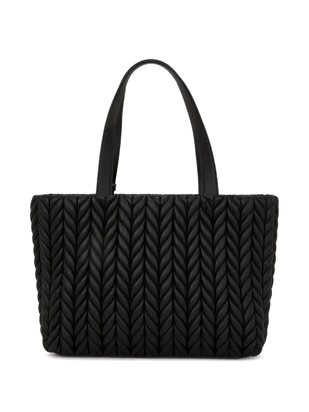 Karl Lagerfeld Medium K Weave shopper Zwart