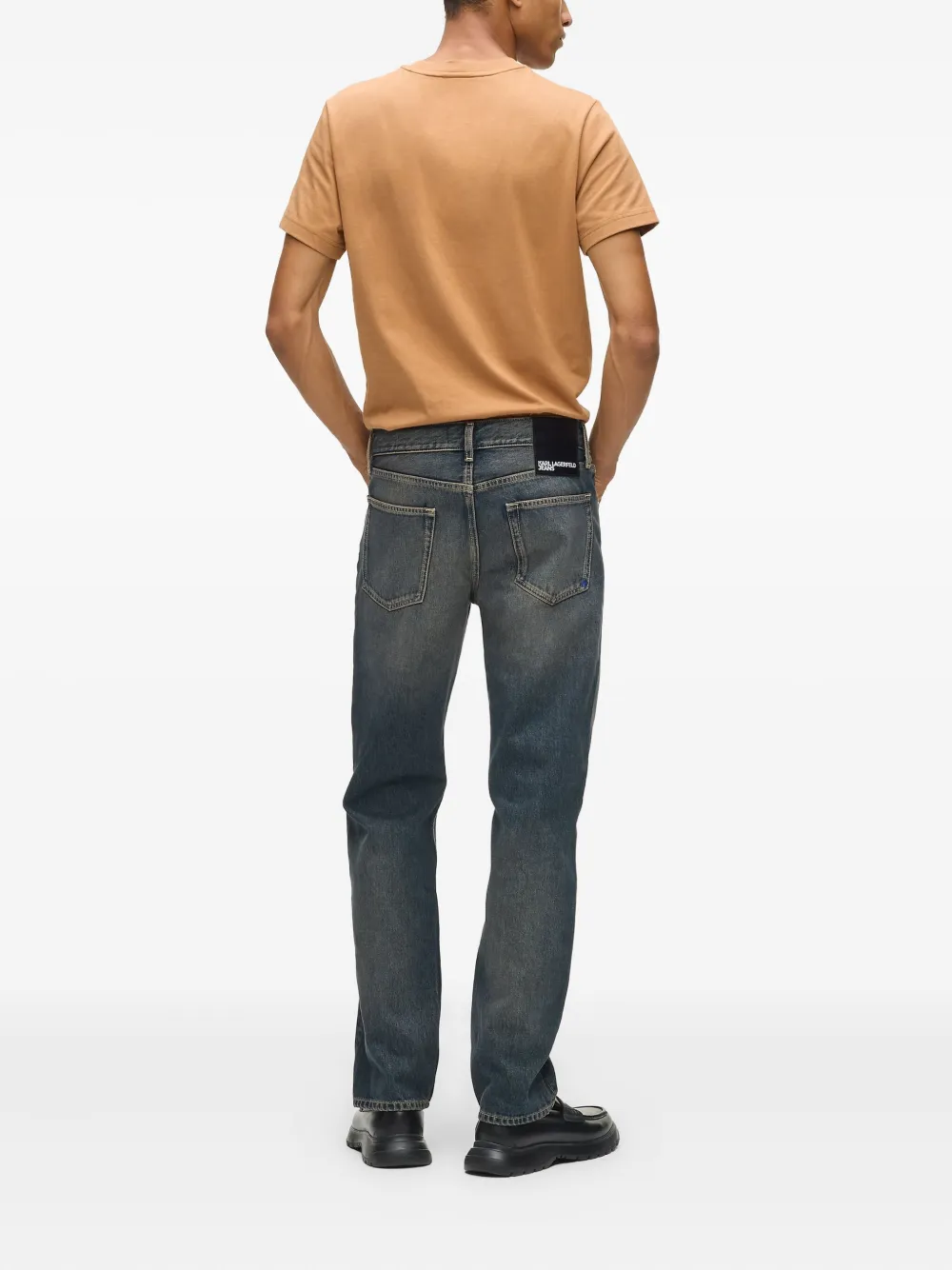 Karl Lagerfeld Jeans Straight jeans Blauw