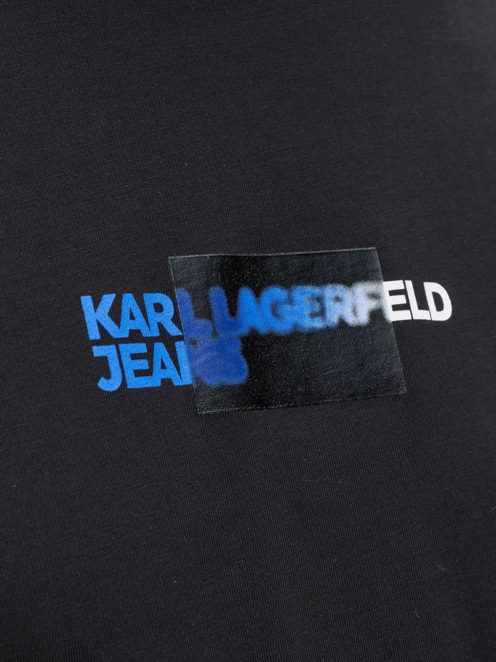 Karl Lagerfeld Jeans T-shirt met logoprint Zwart