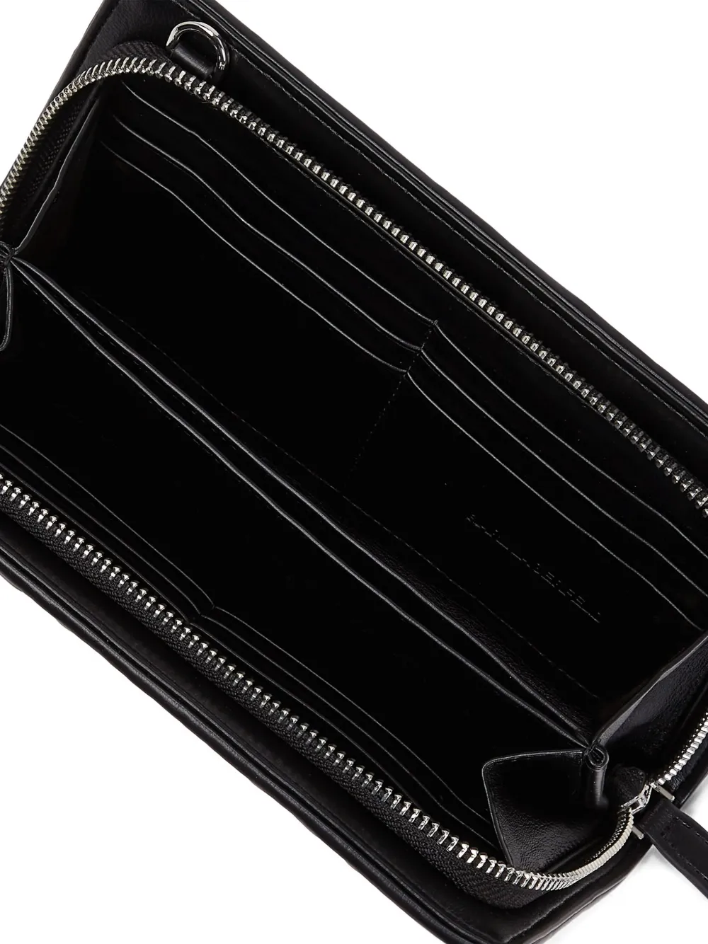 Karl Lagerfeld K Weave crossbody portemonnee Zwart