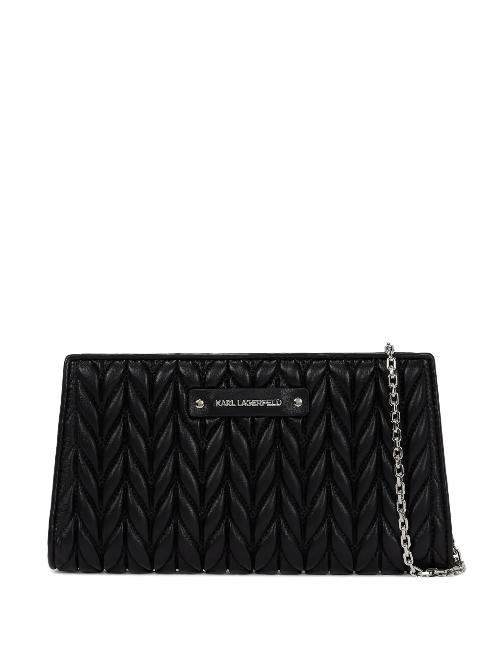 Karl Lagerfeld K Weave crossbody portemonnee Zwart