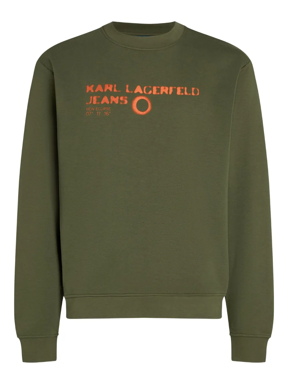 Karl Lagerfeld Jeans Eclipse logo sweatshirt | Green | Image 1
