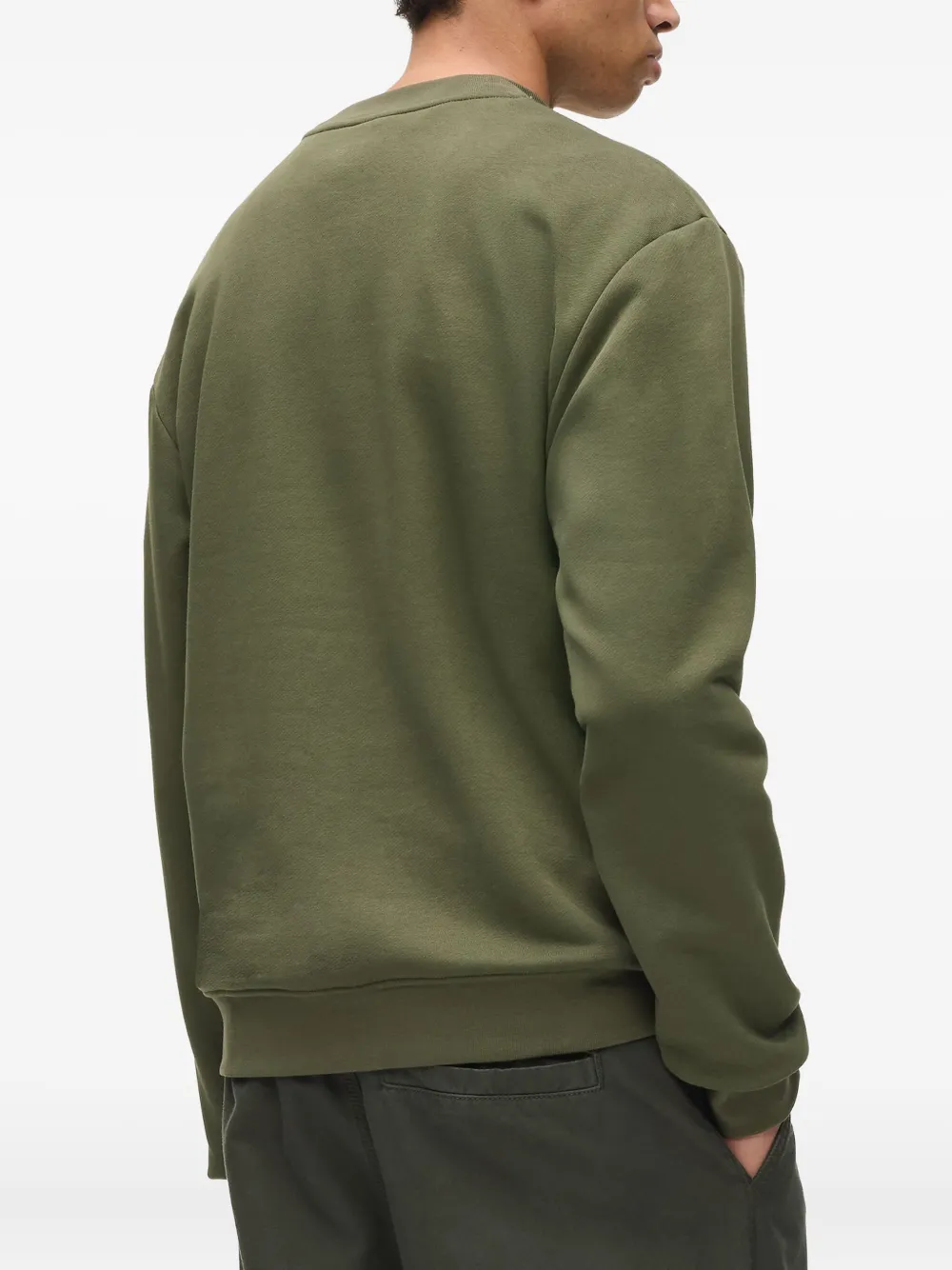 Karl Lagerfeld Jeans Eclipse Logo Sweatshirt In Green