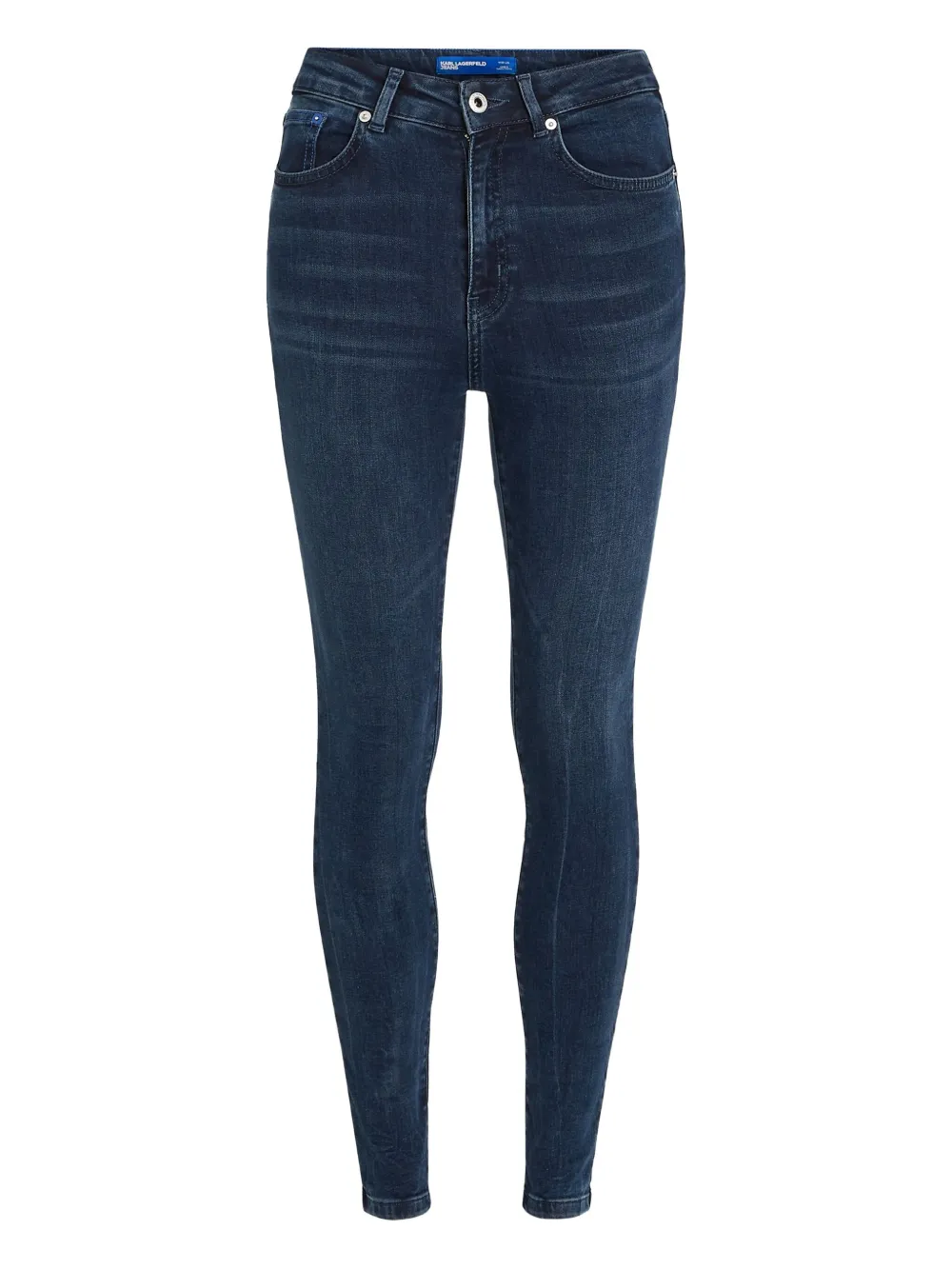 Karl Lagerfeld Jeans High-rise Skinny Jeans In Blue