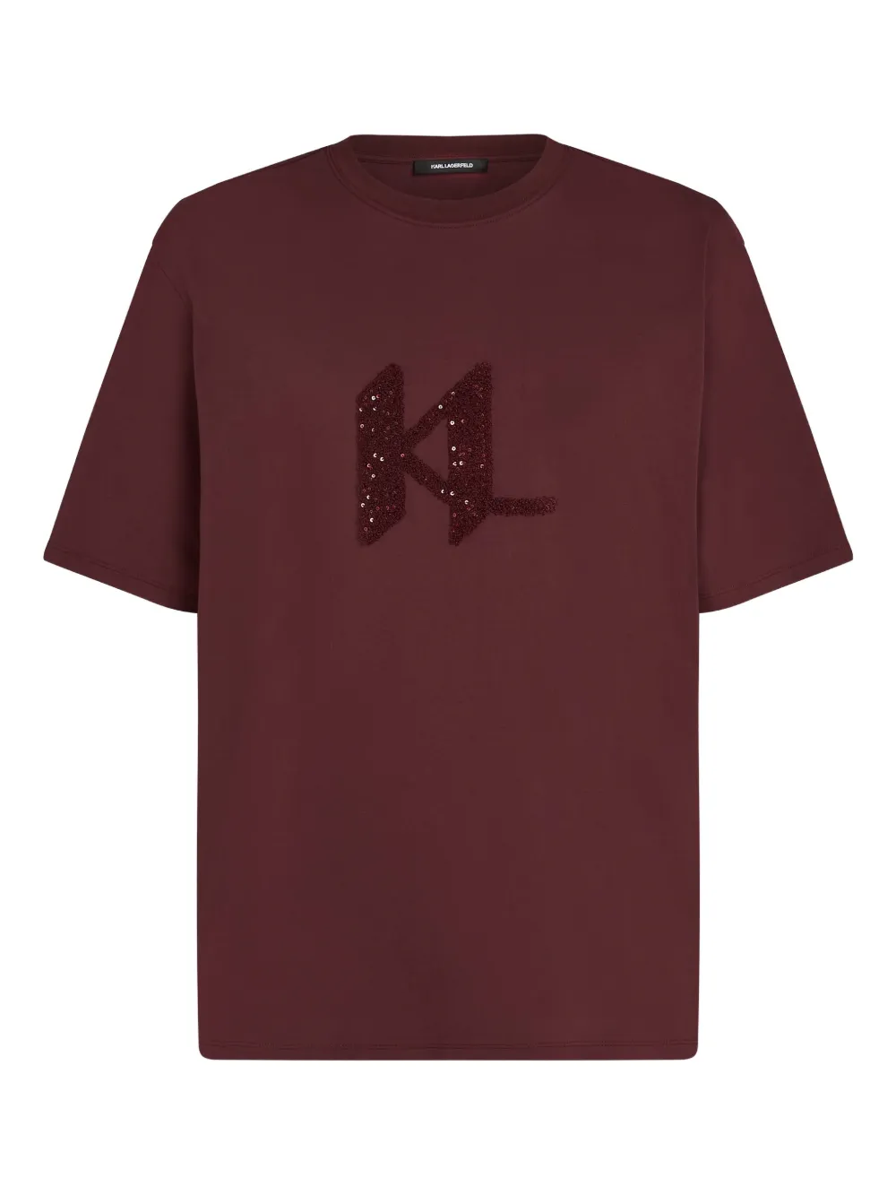 Karl Lagerfeld playera con detalles | rojo | Image 1