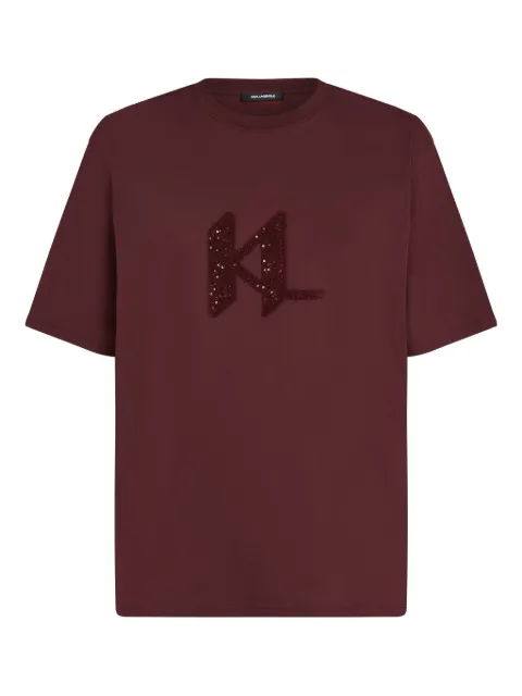 Karl Lagerfeld embellished t-shirt