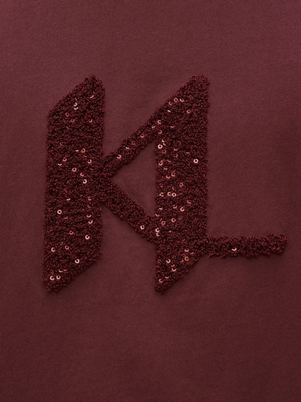 Karl Lagerfeld Verfraaid T-shirt Rood