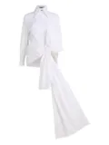 Karl Lagerfeld Karl Studio poplin bow blouse - White