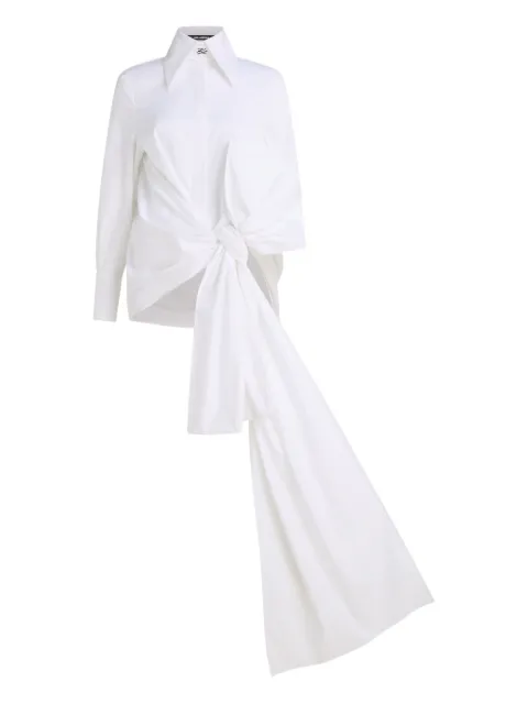 Karl Lagerfeld Karl Studio poplin bow blouse