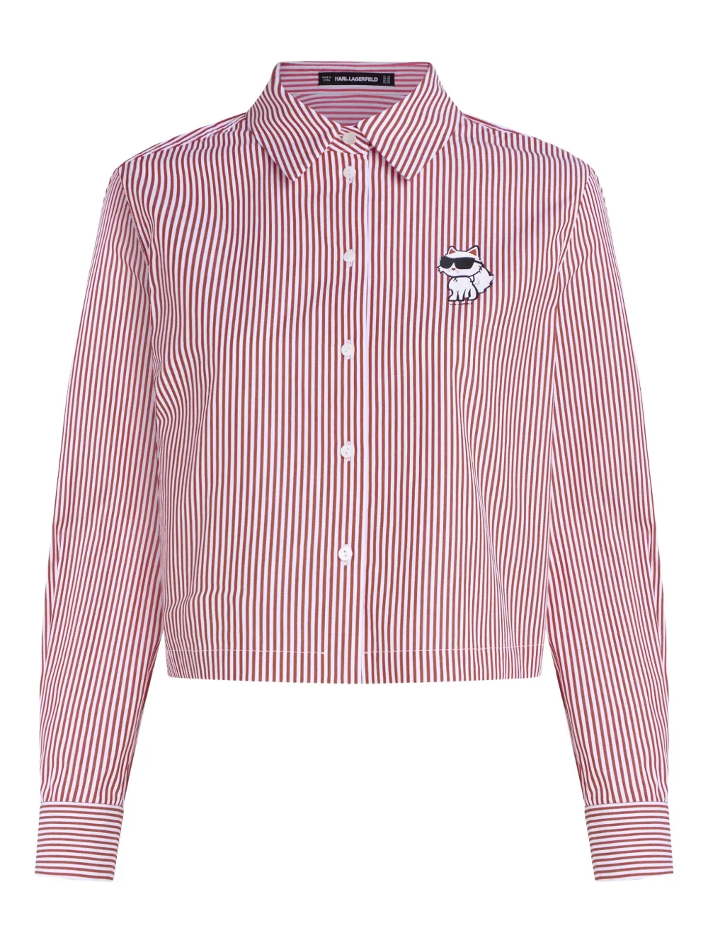 Karl Lagerfeld striped shirt | Red | Image 1
