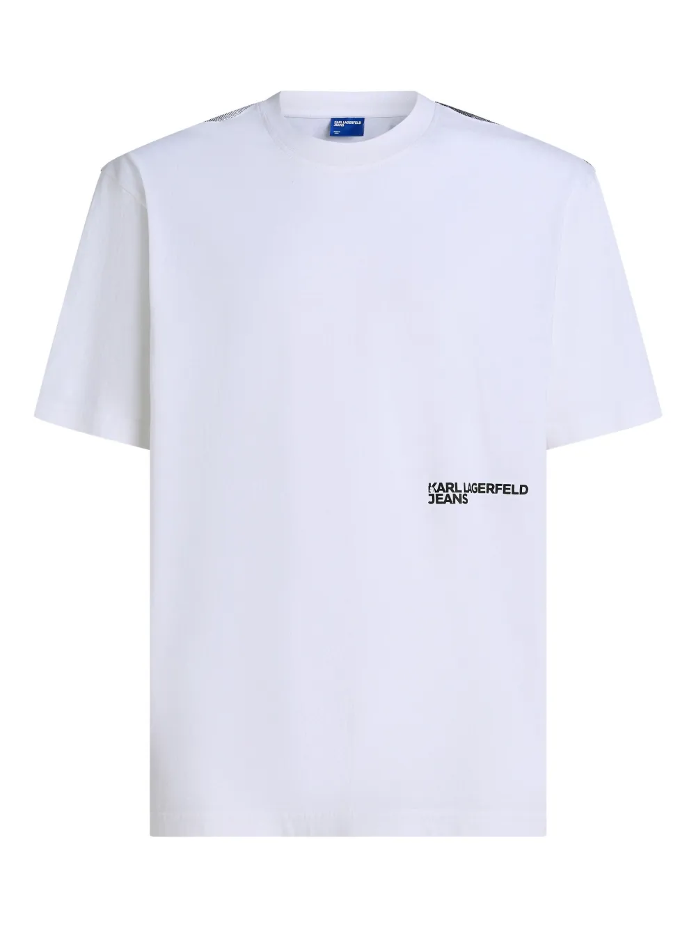 Karl Lagerfeld Jeans Karl Lagerfeld portrait T-shirt | White | Image 1