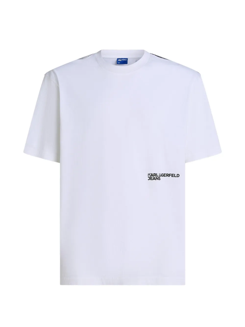 Karl Lagerfeld Jeans Karl Lagerfeld T-shirt met portret Wit