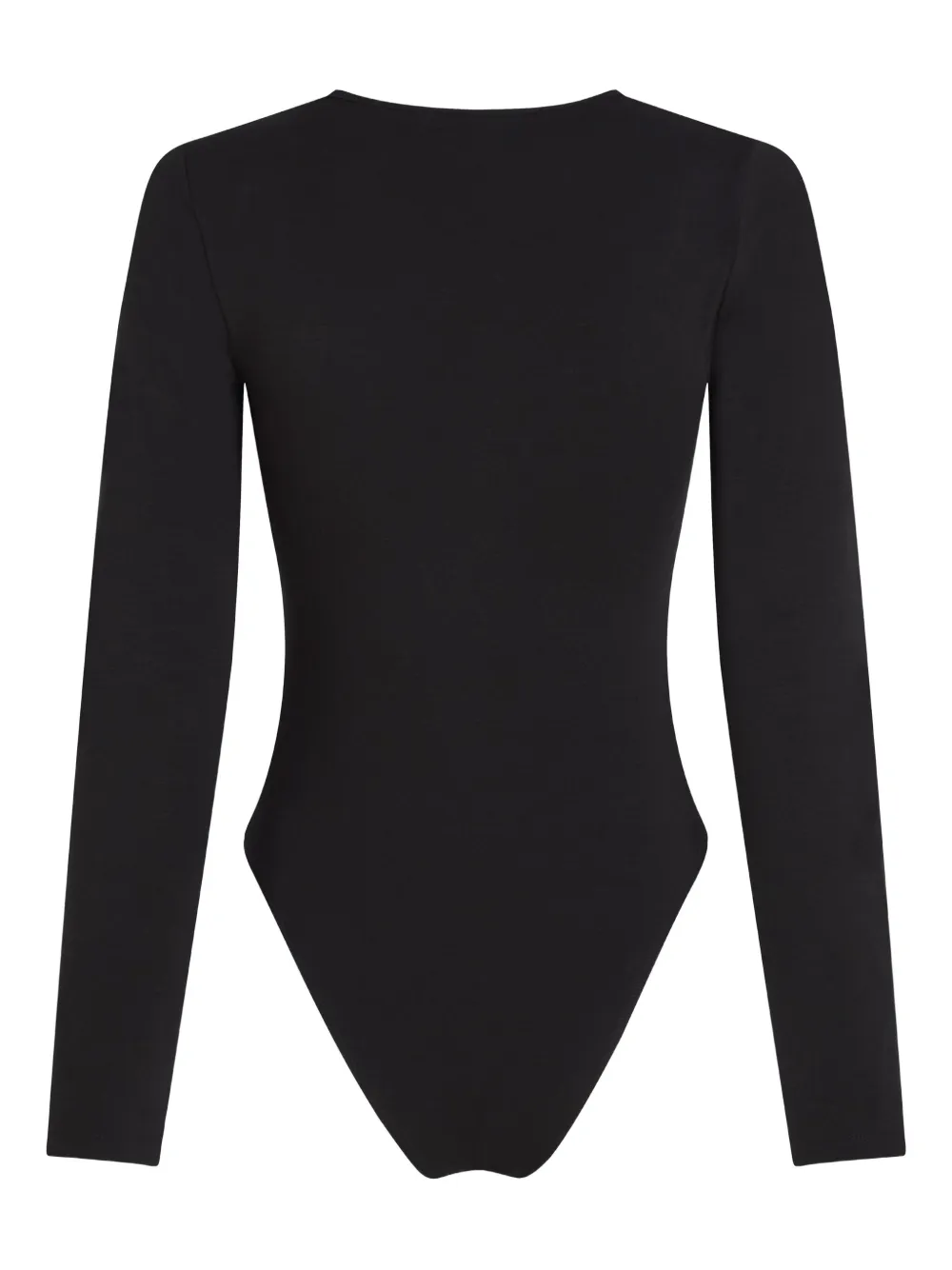 Karl Lagerfeld Jeans Body met ronde hals en lange mouwen - Zwart