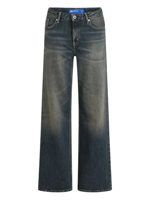 Karl Lagerfeld Jeans logo-patch jeans