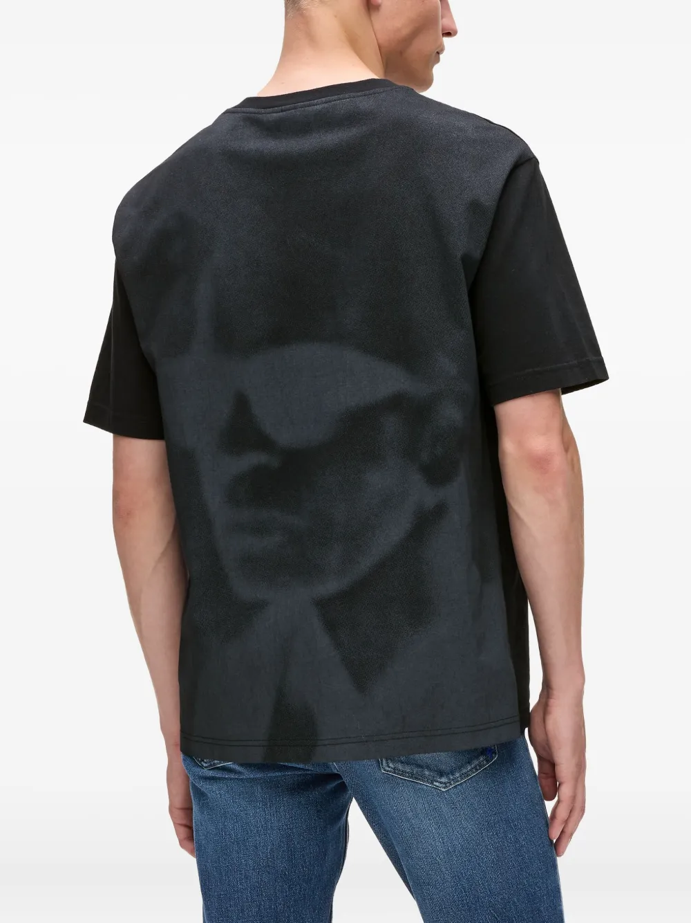 Karl Lagerfeld Jeans T-shirt met logoprint Zwart