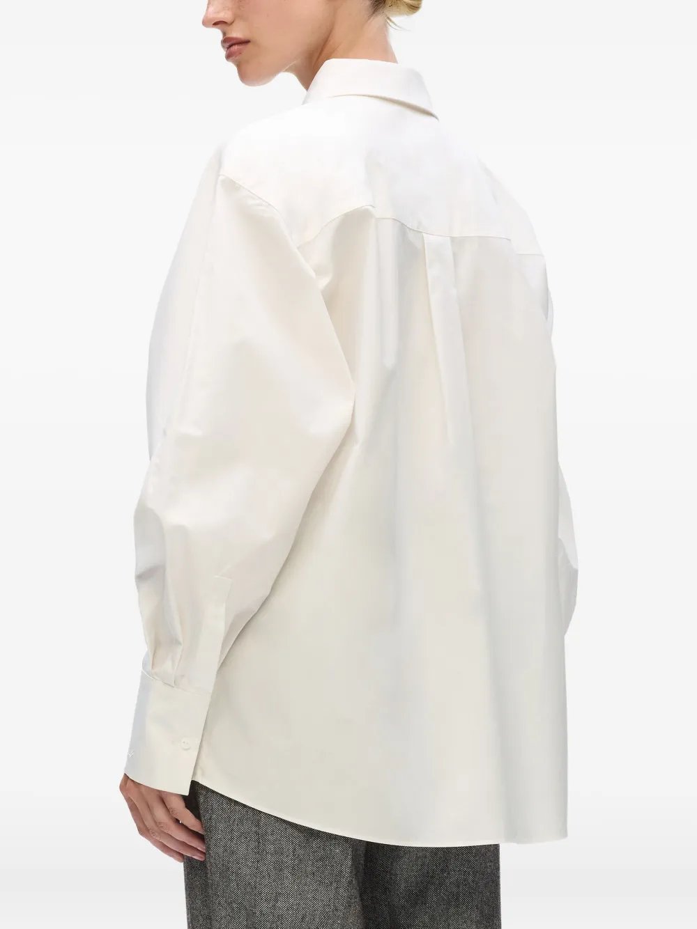 Karl Lagerfeld Blouse met logo Wit