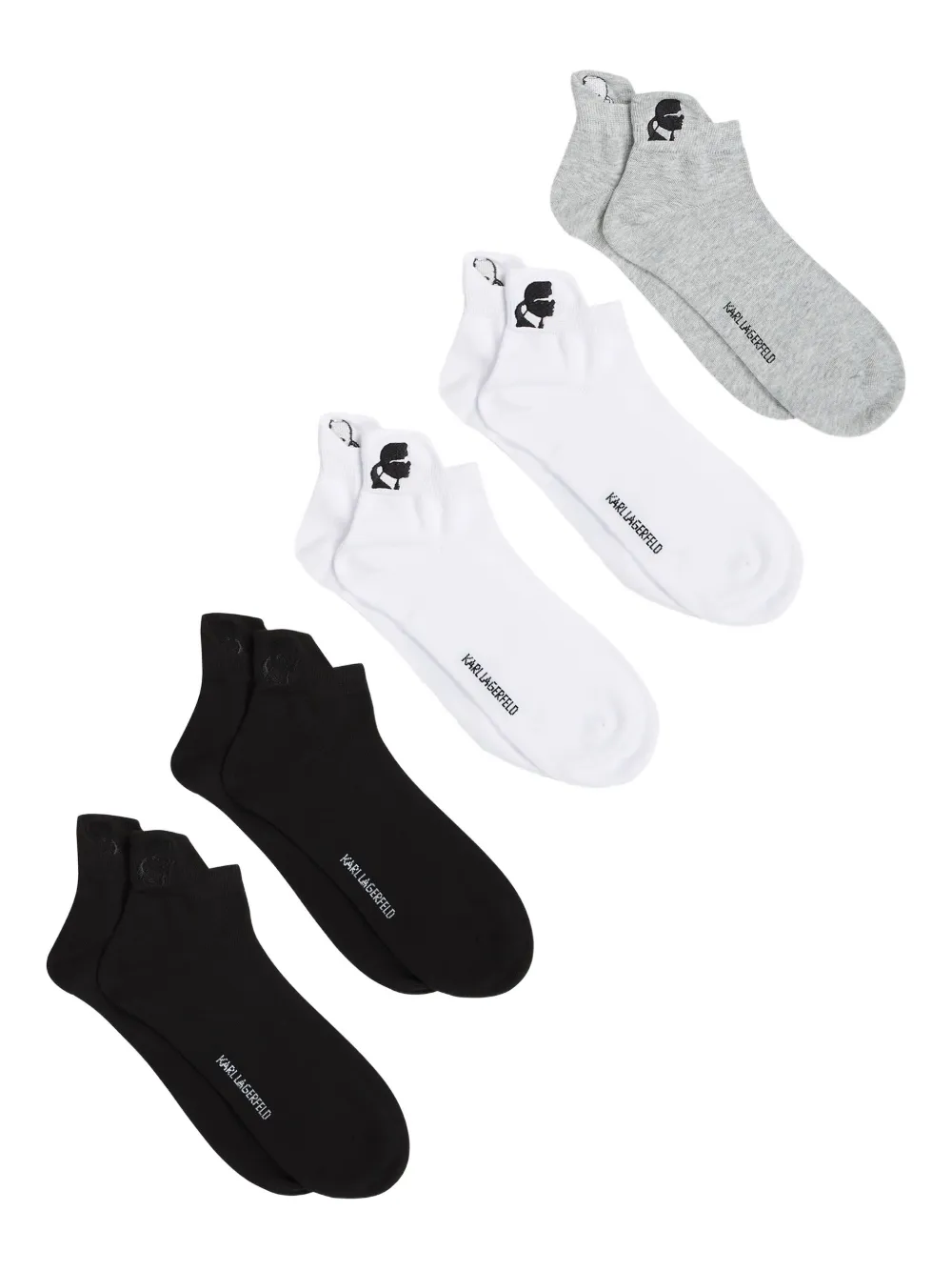Karl Lagerfeld set de cinco pares de calcetines Kameo | negro | Image 1