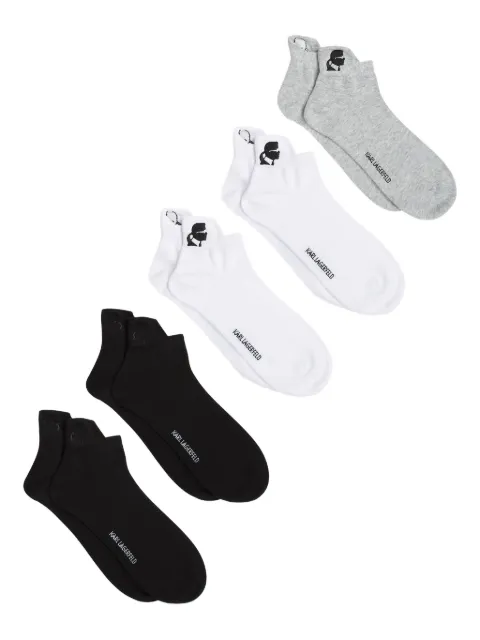 Karl Lagerfeld Kameo logo socks (pack of five)