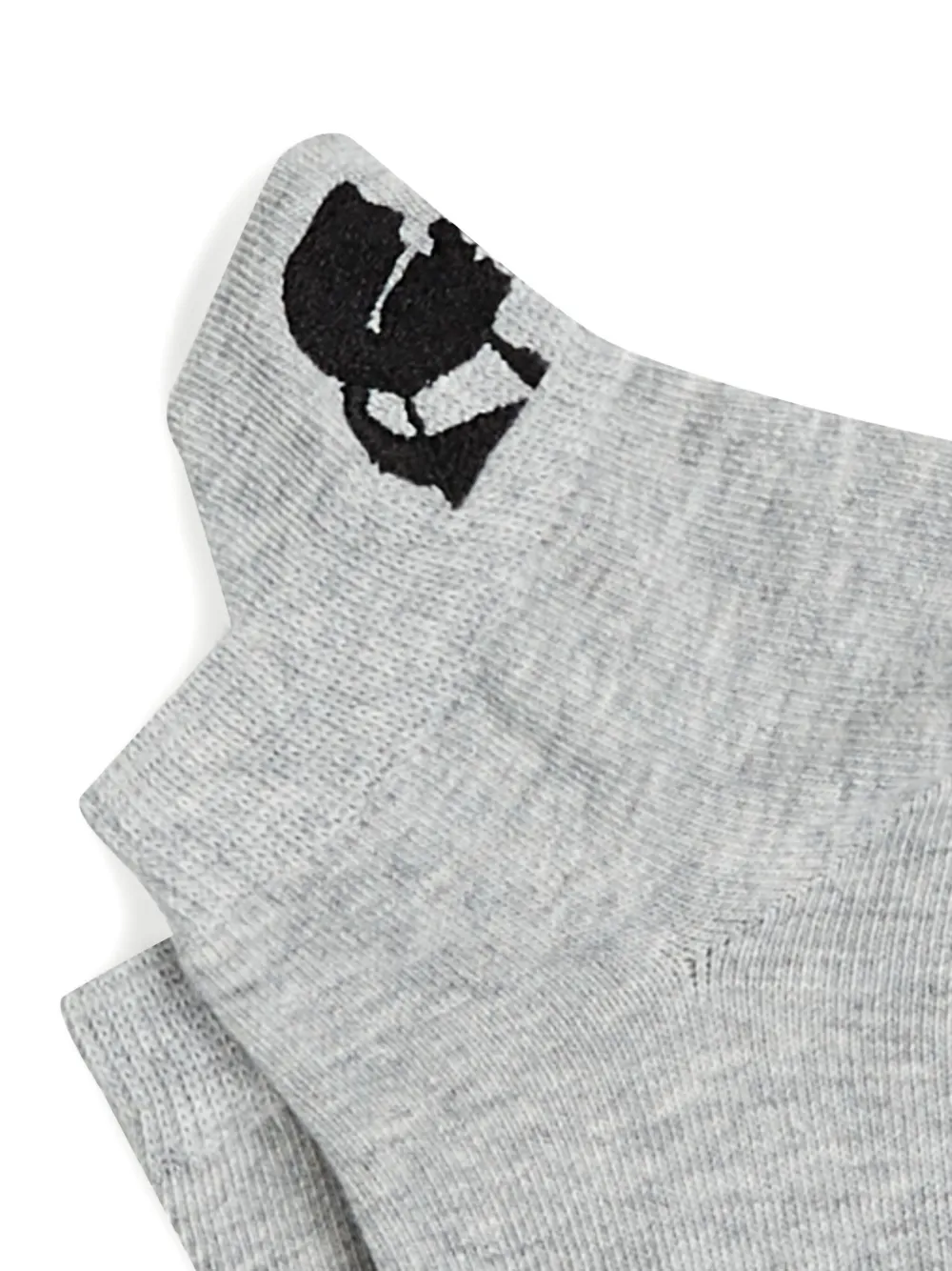 Karl Lagerfeld Vijf paar Kameo sokken met logo Zwart