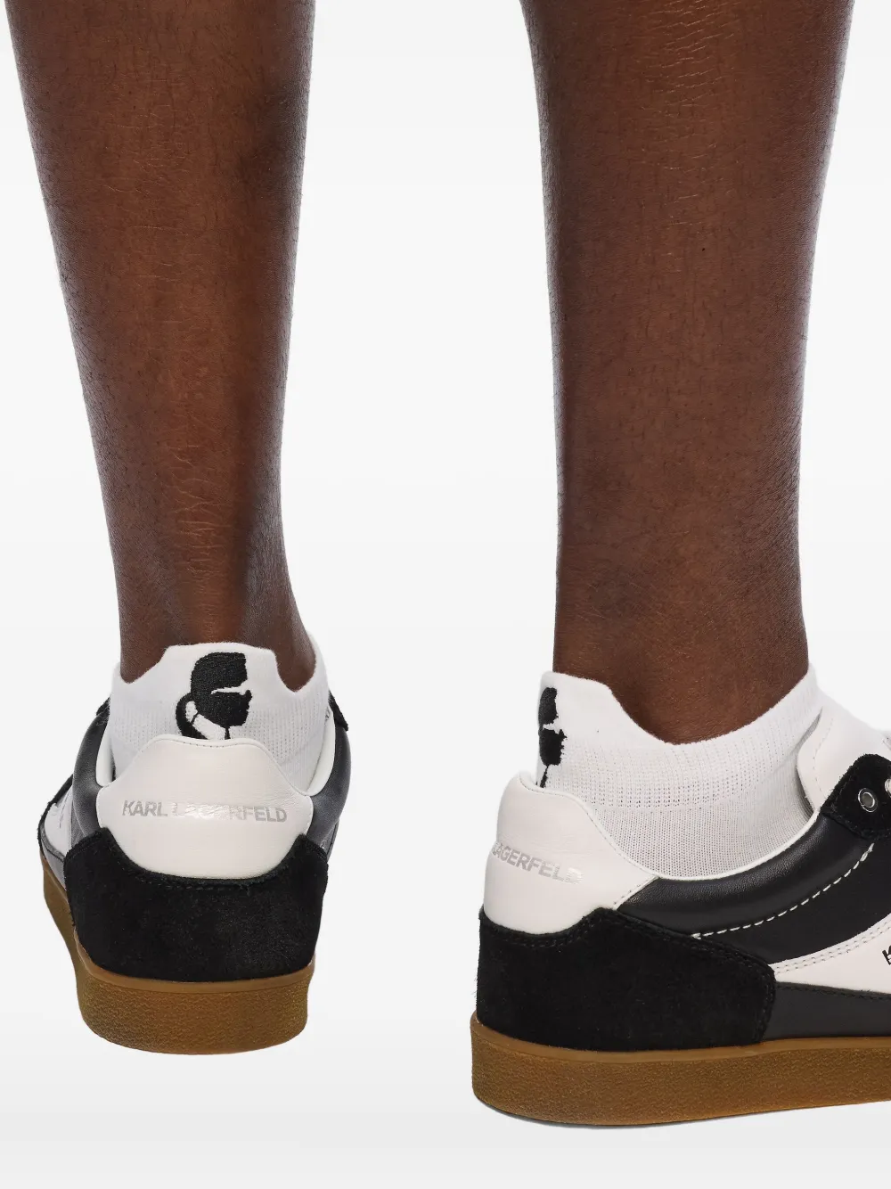 Karl Lagerfeld Vijf paar Kameo sokken met logo Zwart