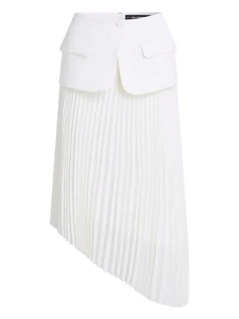 Karl Lagerfeld Karl Studio pleated panelled skirt