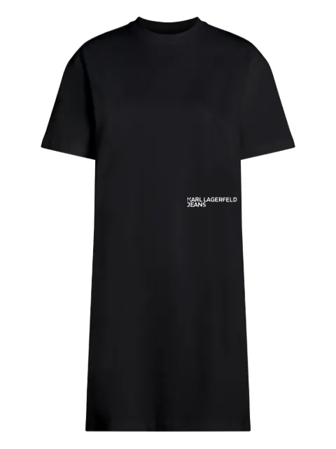 Karl Lagerfeld Jeans logo-print midi dress