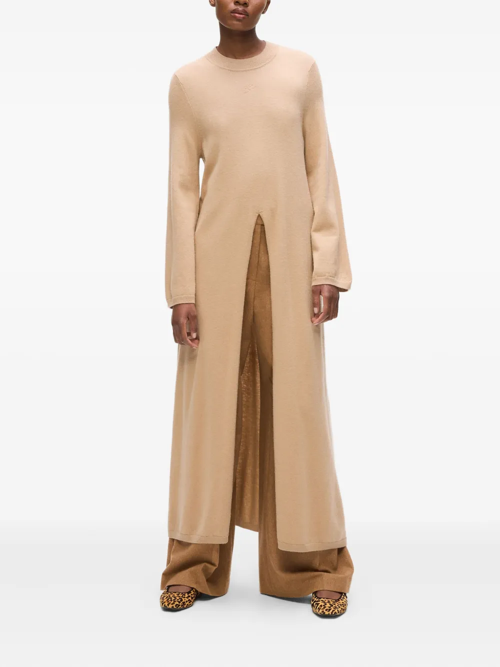Karl Lagerfeld front-slit knitted top | Tunic Tops & Kaftans | Image 2