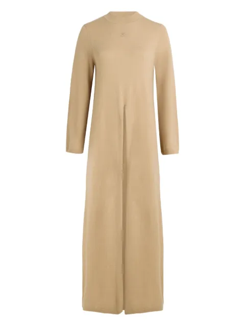 Karl Lagerfeld front-slit knitted top