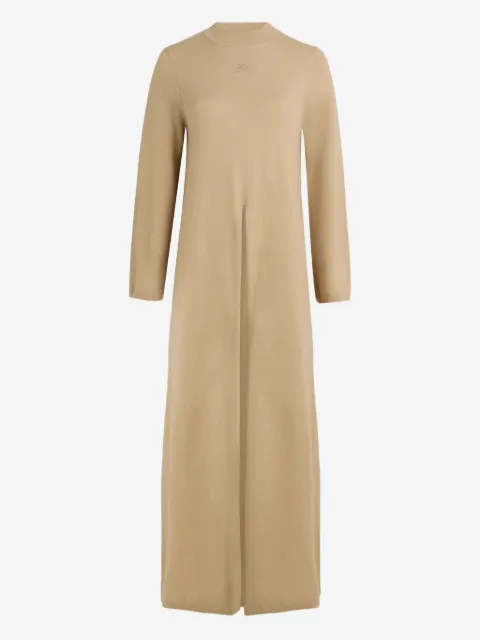 Karl Lagerfeld front-slit knitted top